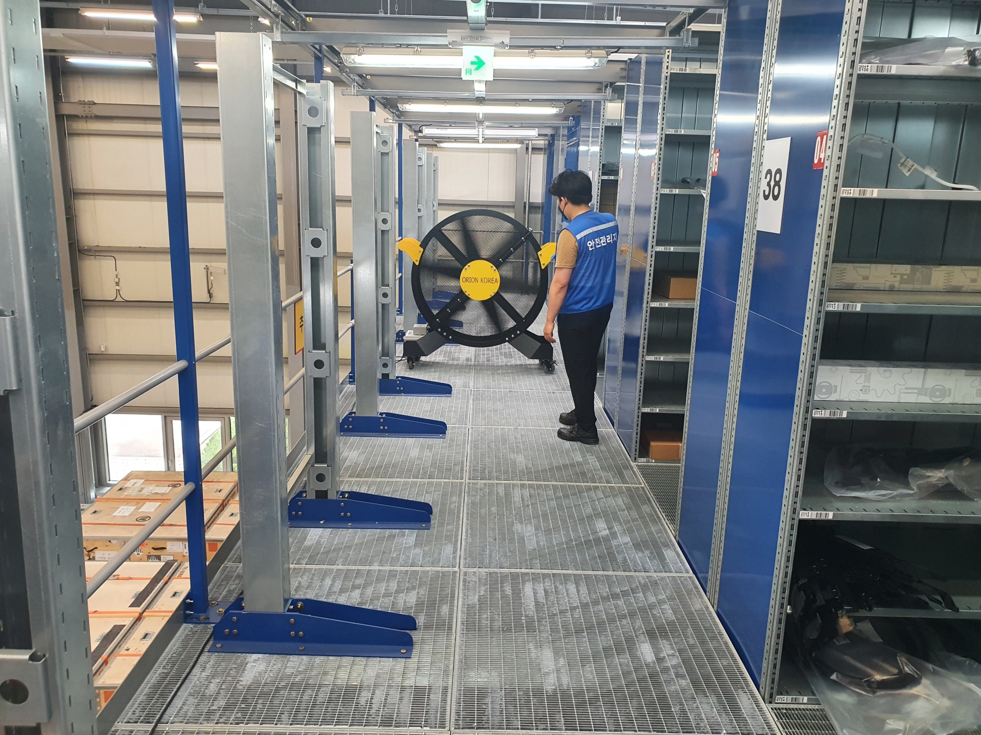 안성 일죽 물류센터 설치사례 AIR MOVING FAN